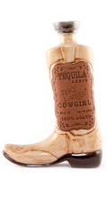 Cargar imagen en el visor de la galería, Tequila TEKYLADYS CowGirl Añejo 100% Agave - 375 ml Edición Bota Cerámica