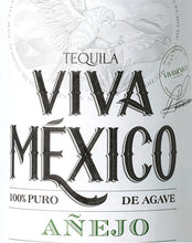 Cargar imagen en el visor de la galería, Tequila Viva México Añejo Ed Retro 100% Agave - 700ml