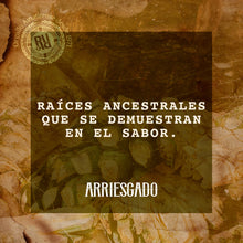Cargar imagen en el visor de la galería, Tequila ARRIESGADO ANCESTRAL Reposado Roble Francés 100% Agave - 750ml 43% alc. vol.
