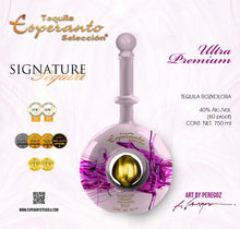 Cargar imagen en el visor de la galería, Tequila ESPERANTO BLANCO ROSA  100% Agave - 750ml Ed Cerámica Rozkolora
